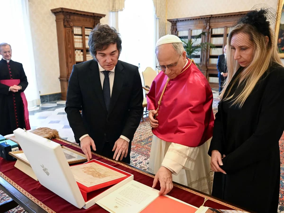 Karina Milei encabeza la organización de la visita del papa León XIV a la Argentina