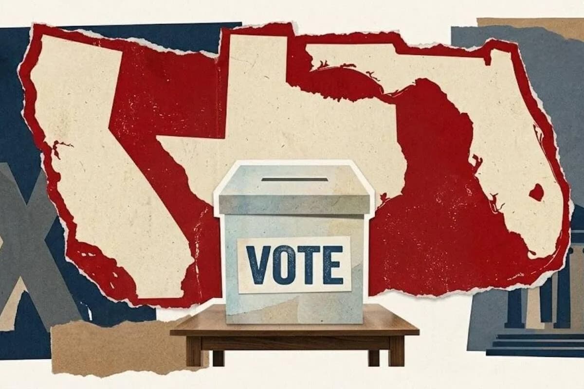 Elecciones en Florida, Texas y California: los nuevos mapas electorales que se aplicarán en las midterm 2026