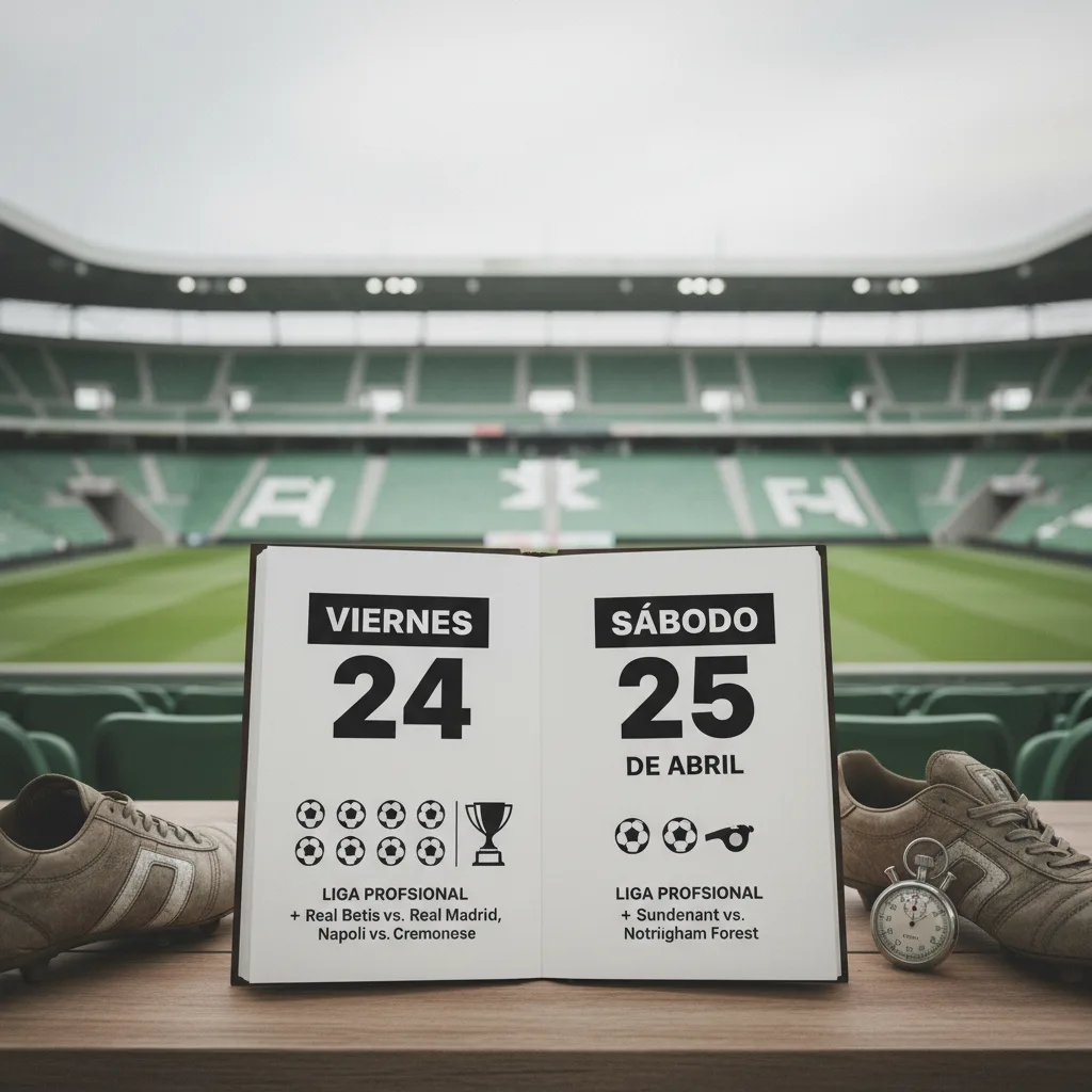 Agenda deportiva: viernes 24 y sábado 25 de abril
