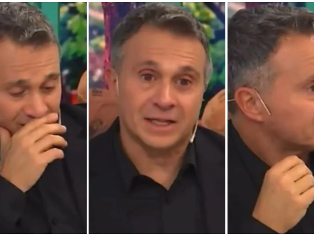 Sergio Lapegüe quebró en llanto al leer en vivo la carta de Messi a su padre