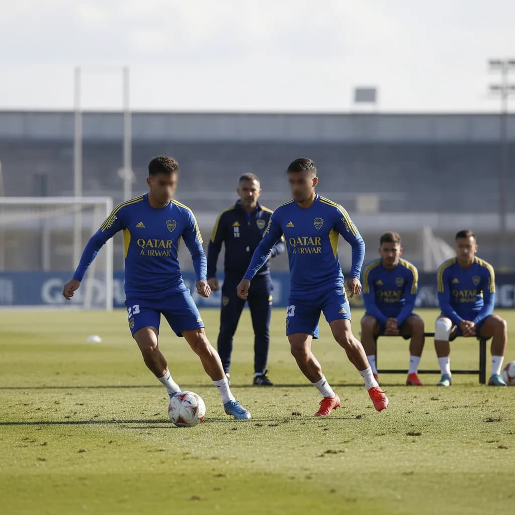 Boca prueba con Zeballos y Herrera para la final contra Católica