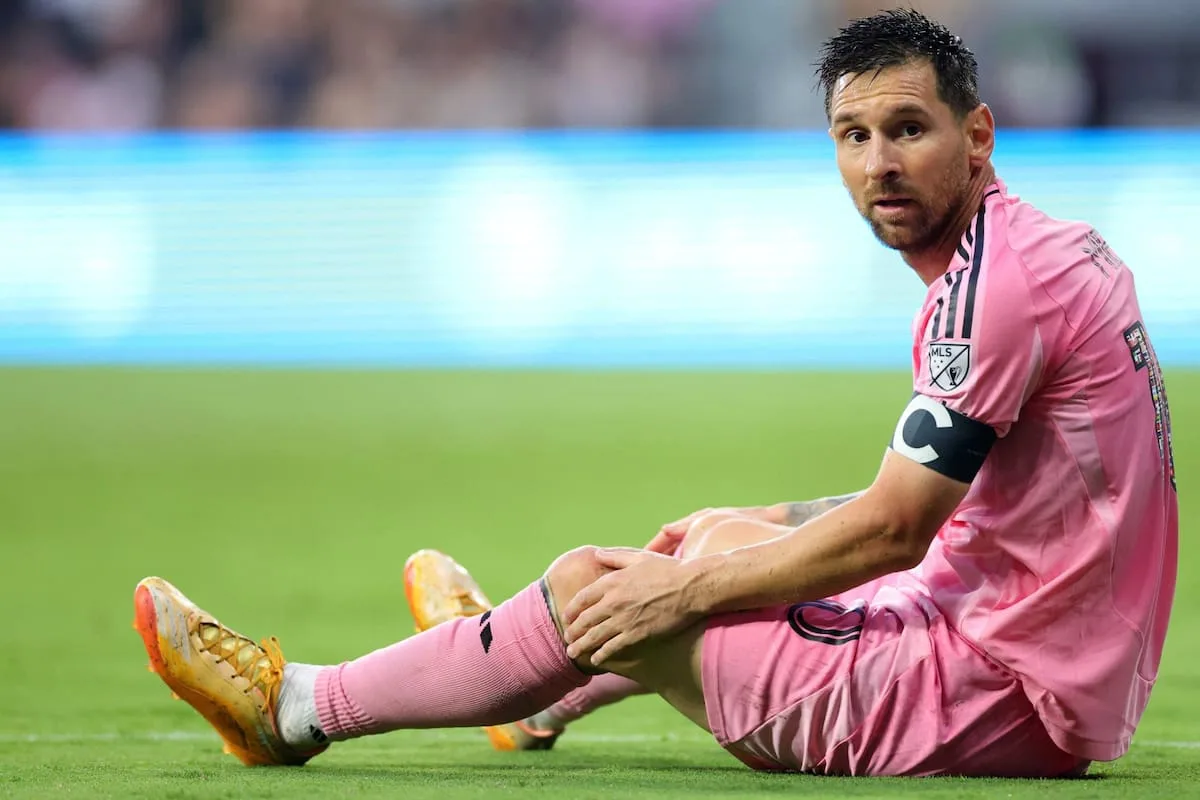 Messi abandonó la cancha en Inter Miami por una molestia muscular