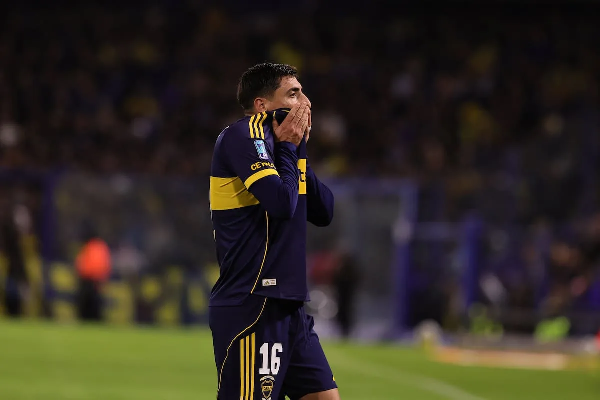 Merentiel sufre desgarro y es duda para Boca ante Universidad Católica