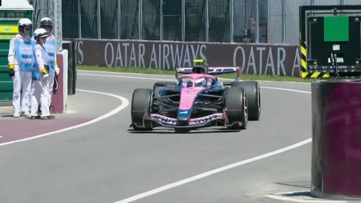 Franco Colapinto en la clasificación sprint del GP de Canadá de F1