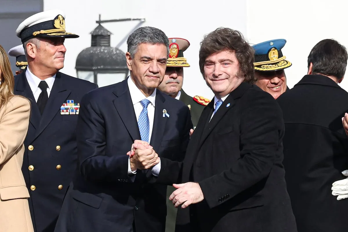 Milei y Jorge Macri: del desplante al saludo cordial en el Tedeum