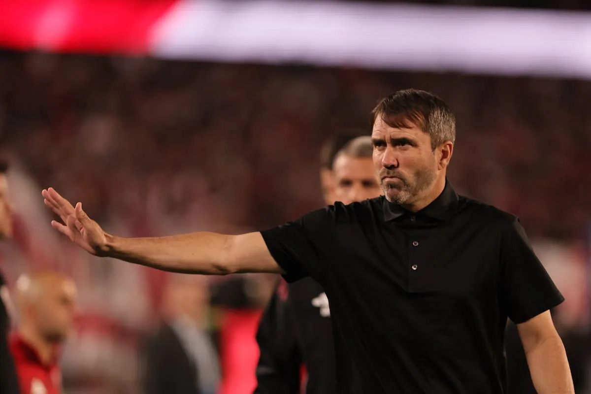 Coudet defendió a River tras goleada a Aldosivi: "Esto era Vietnam cuando llegamos"