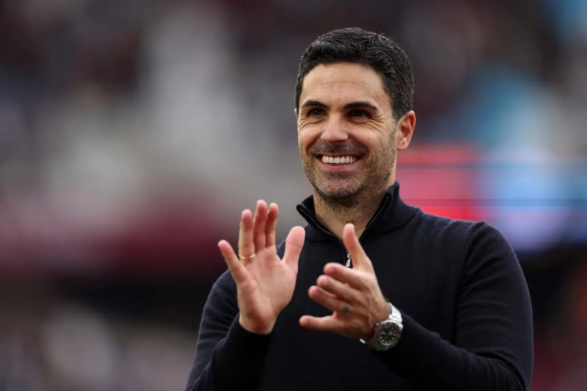 Mikel Arteta se enteró que Arsenal era campeón por su hijo, lejos de las cámaras