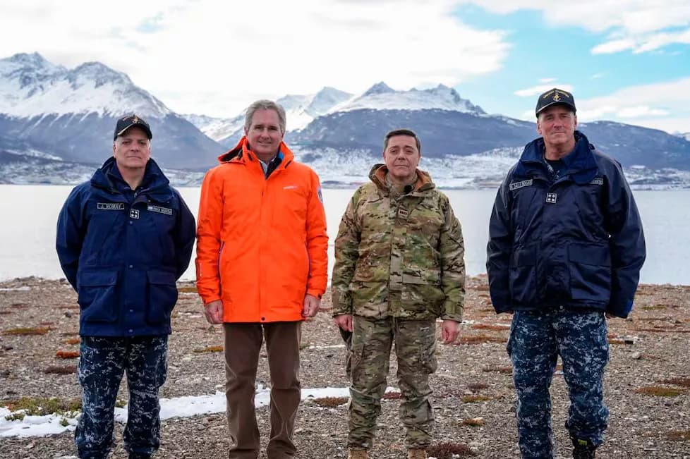 Quirno y Presti recorrieron el predio de la futura Base Naval Integrada en Ushuaia
