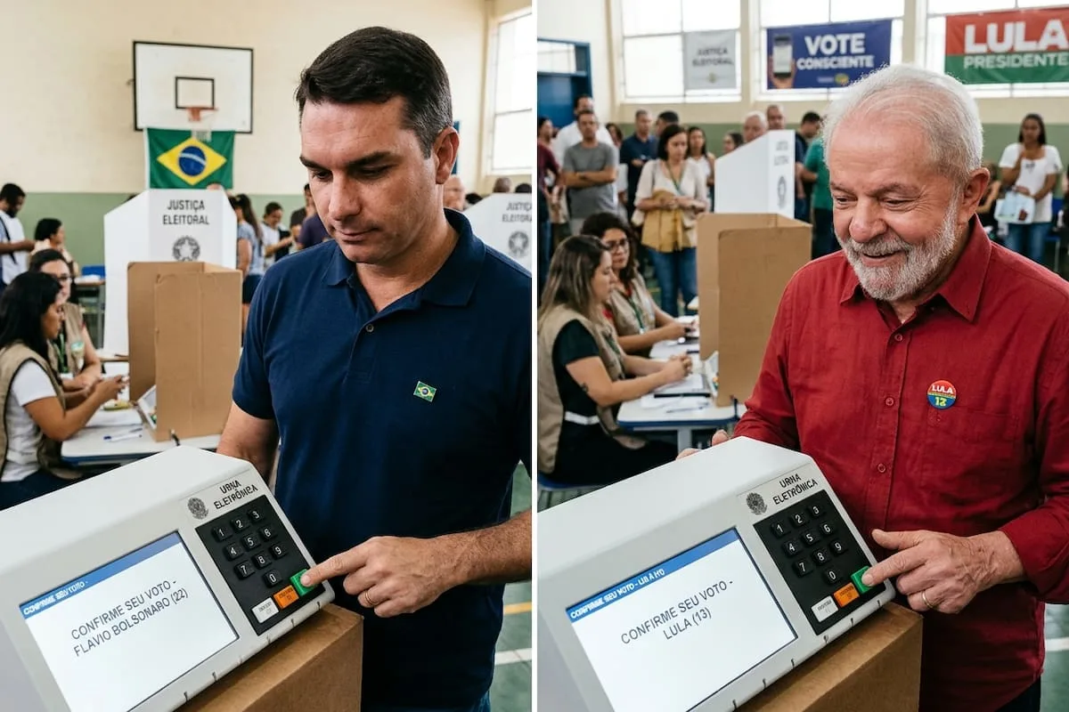 Brasil: Datafolha da 47% a Flavio Bolsonaro y 46% a Lula a días del balotaje