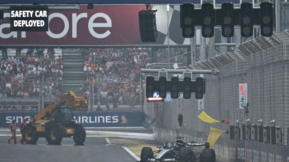 Colapinto abandonó en la sprint de Singapur, que ganó Verstappen