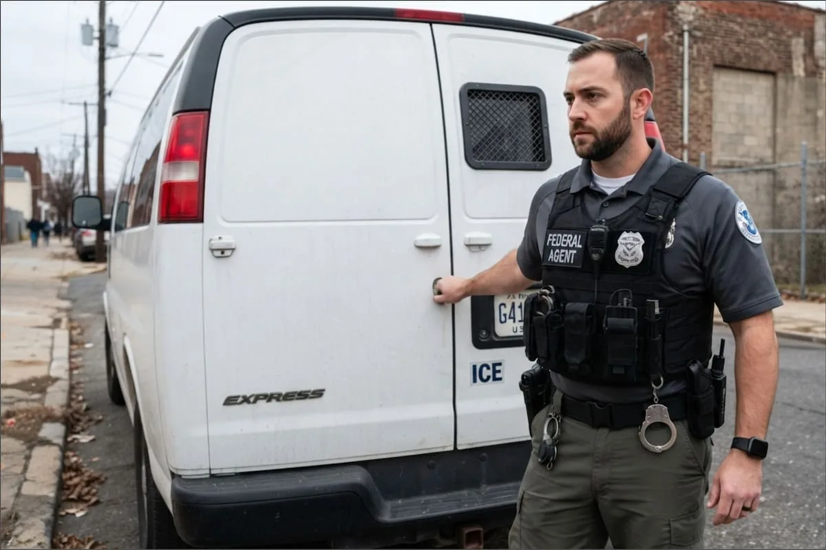 Confirmado por el ICE: cómo operarían los centros de detención móviles a bordo de furgonetas en Pensilvania