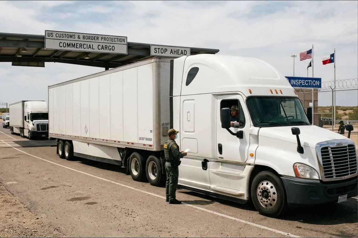 CBP detuvo a un coyote en Texas con 23 migrantes ocultos en furgonetas selladas