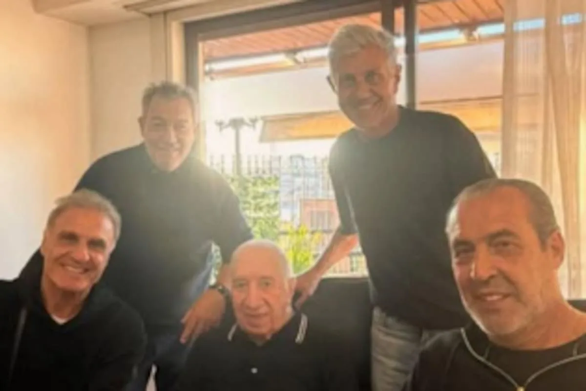Cuatro campeones del Mundo de 1986 se reunieron con Carlos Bilardo: “Visitando al maestro”