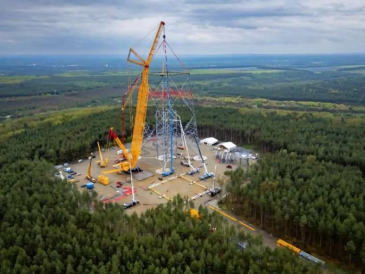 Alemania busca aumentar su producción eléctrica con una turbina eólica más alta que la Torre Eiffel
