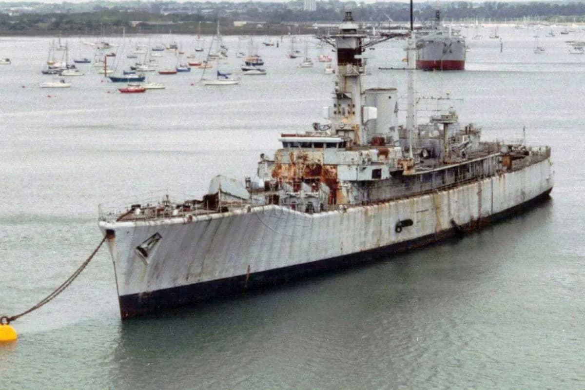 El HMS Scylla, la fragata británica que hundieron a propósito para crear un arrecife