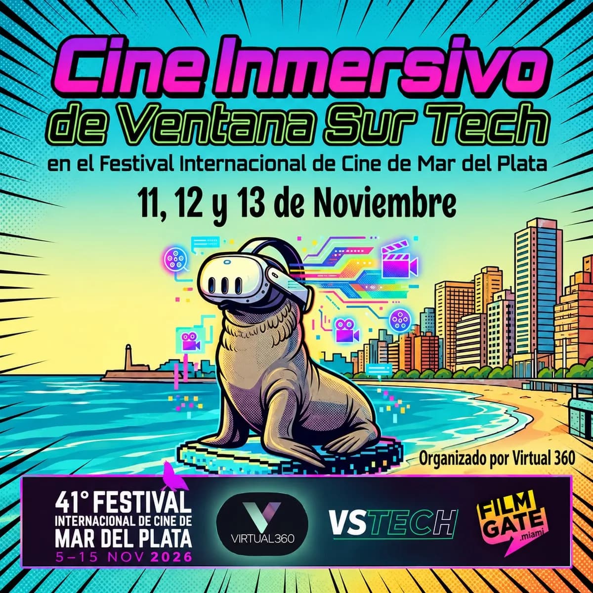 Ventana Sur Tech abre convocatoria de cine inmersivo en el Festival de Mar del Plata