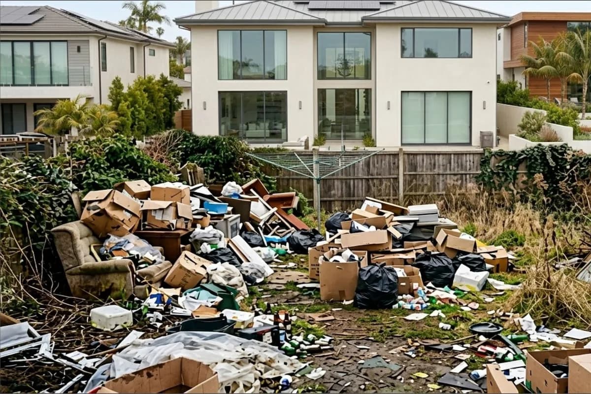 Una casa de US$1,3 millones en Los Ángeles: su dueño acumula basura y los vecinos denuncian plagas