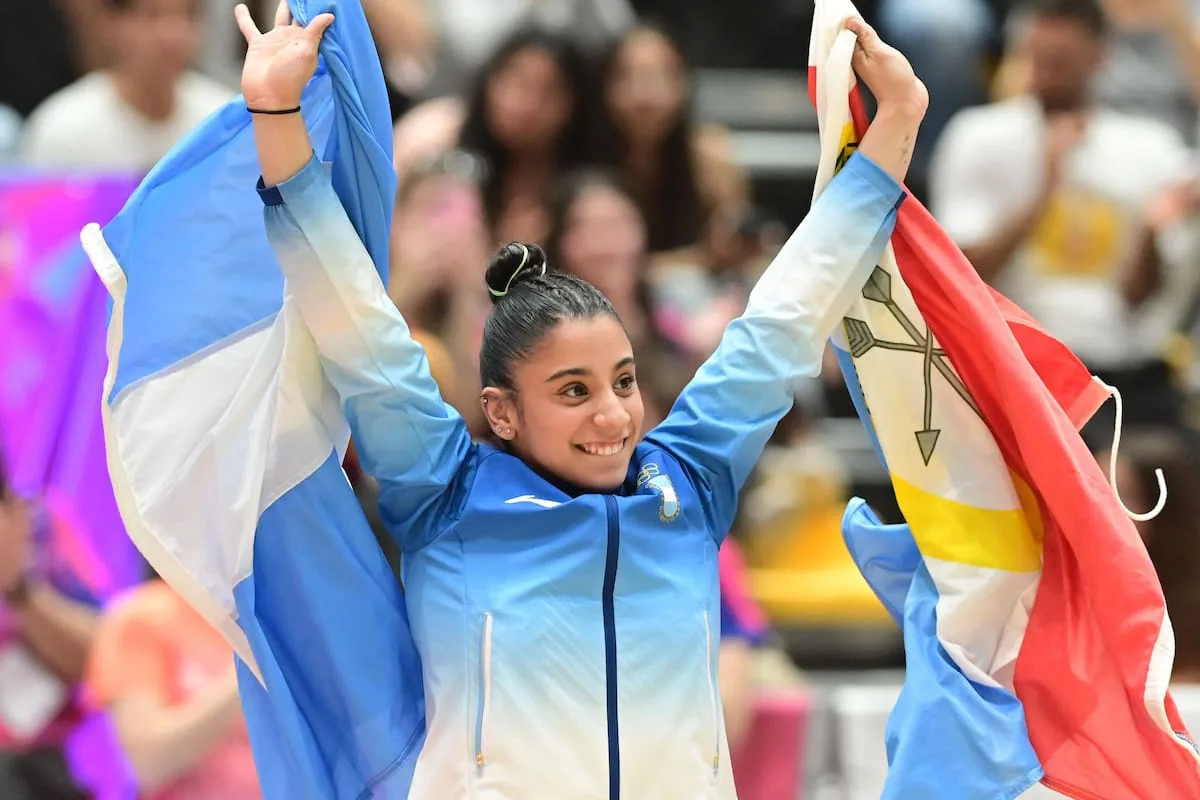 Emilia Acosta, una gimnasta de oro que sueña en grande y le dio a su mamá el regalo más preciado