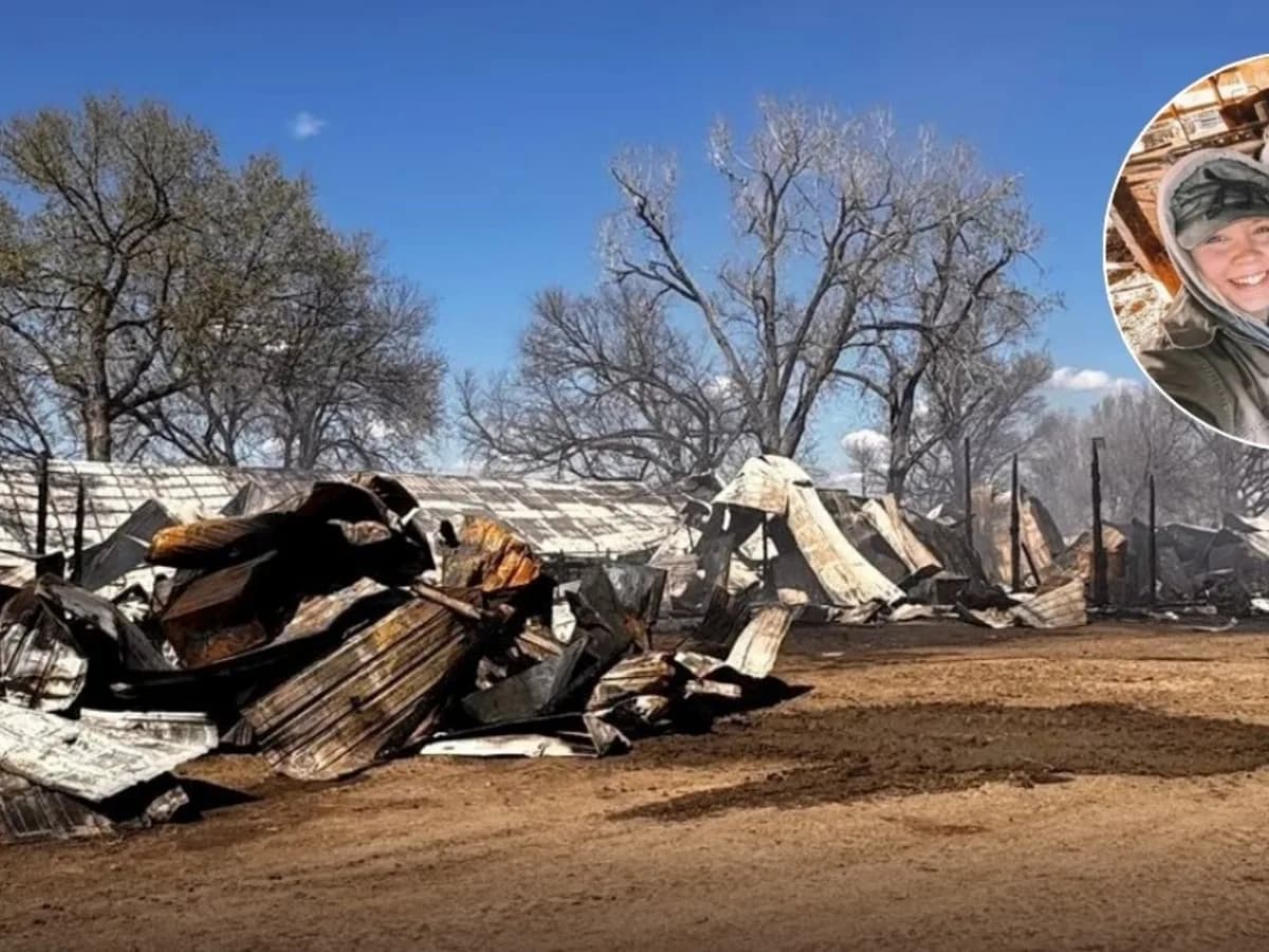Incendio en Dakota del Sur: su nieta recién graduada ayuda a reconstruir el tambo familiar