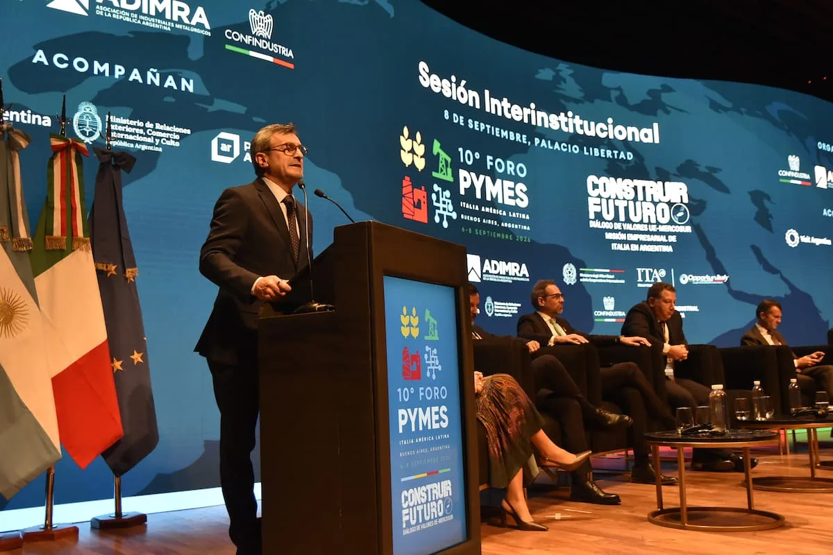4 millones contra 600.000: la comparación con Italia que hicieron los industriales argentinos en un foro internacional