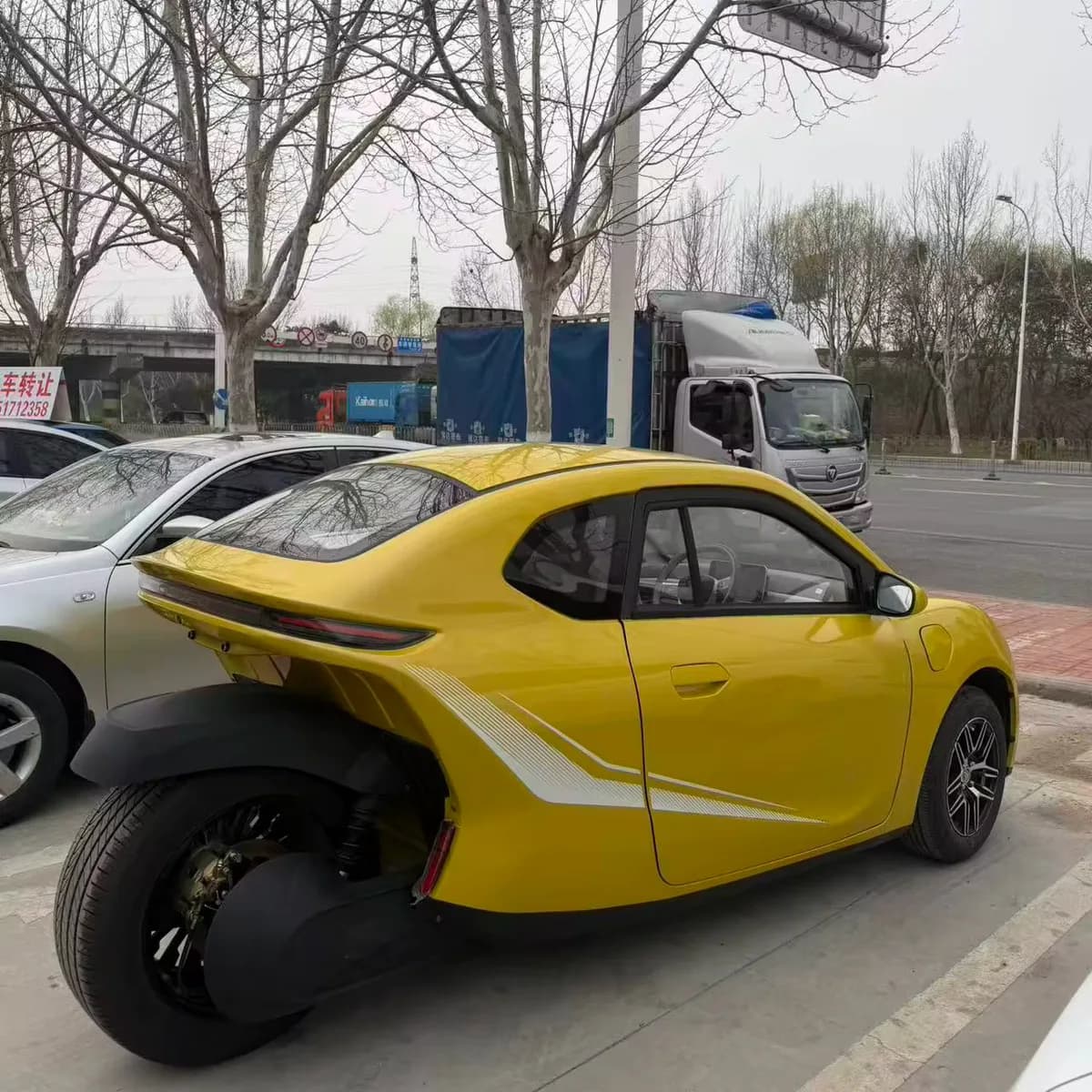 Triciclo eléctrico chino con aire acondicionado: cuánto costaría si llega a Brasil