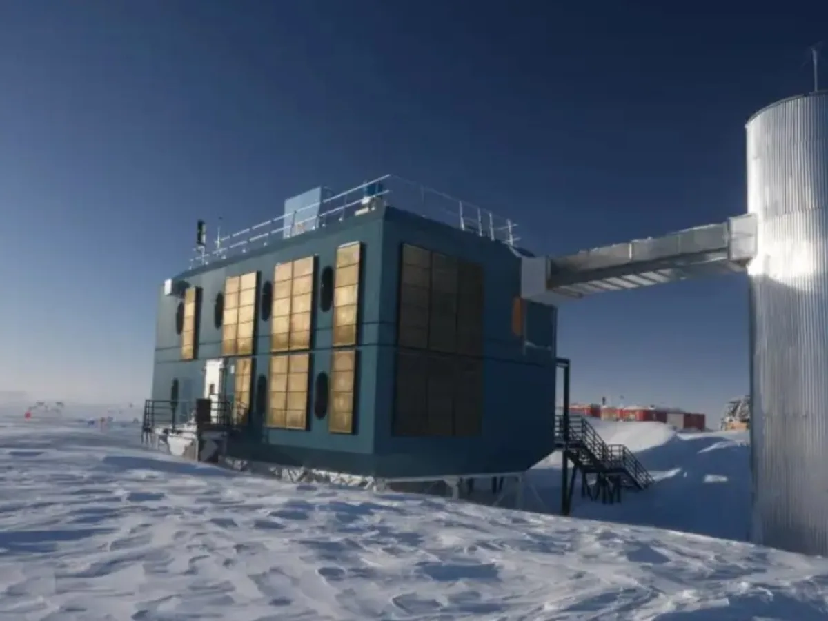 Bajo el hielo de la Antártida, equiparon con 5.160 sensores de luz un kilómetro cúbico de agua para convertir el Polo Sur en un telescopio que observa todo el planeta para captar partículas