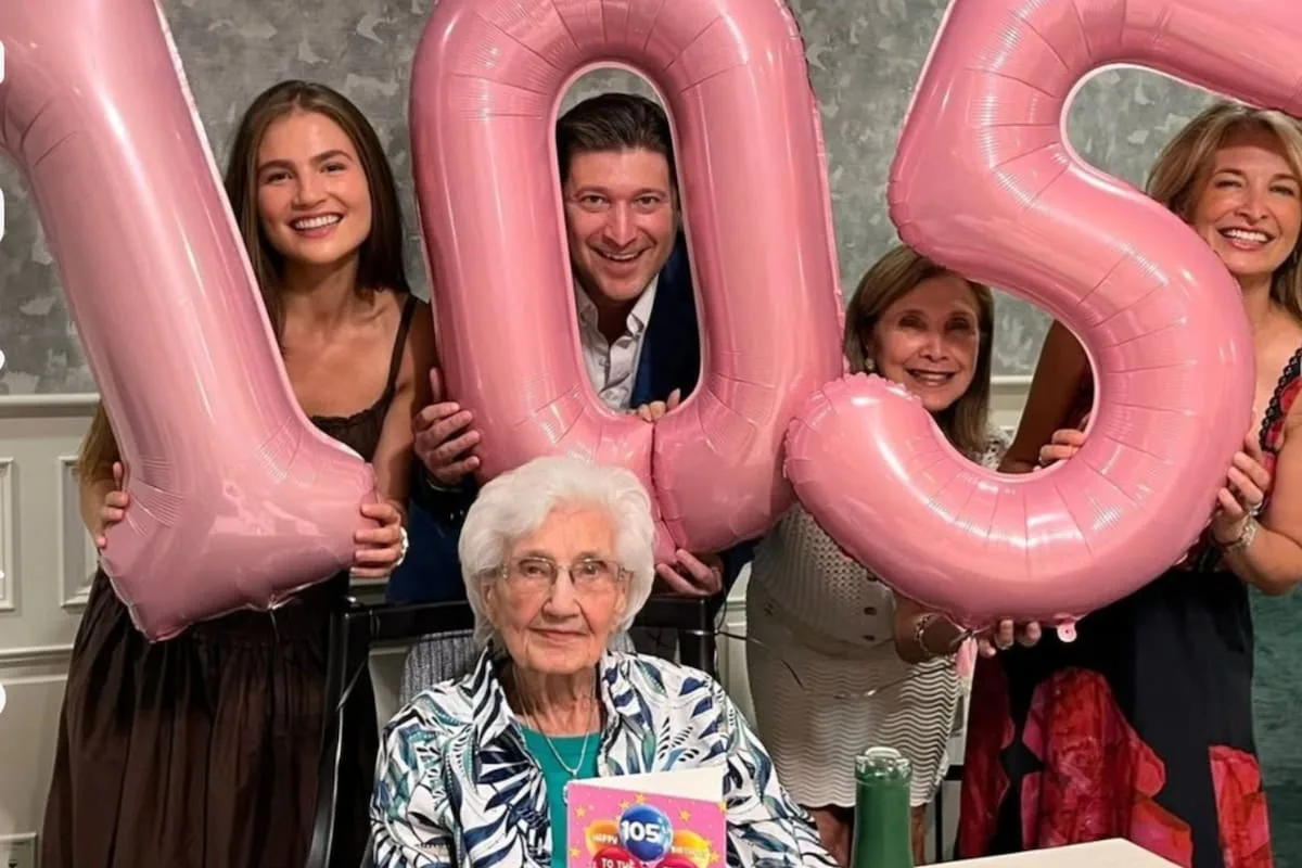 Anna Decanini, de 105 años: hace sentadillas, evita la comida chatarra y toma un espresso con cinco azúcares cada noche