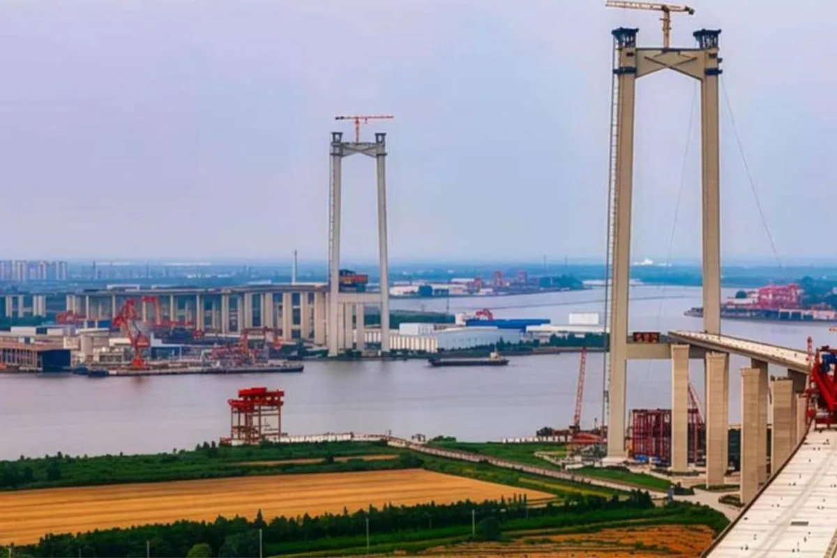 Comenzó la construcción del puente colgante más largo del mundo