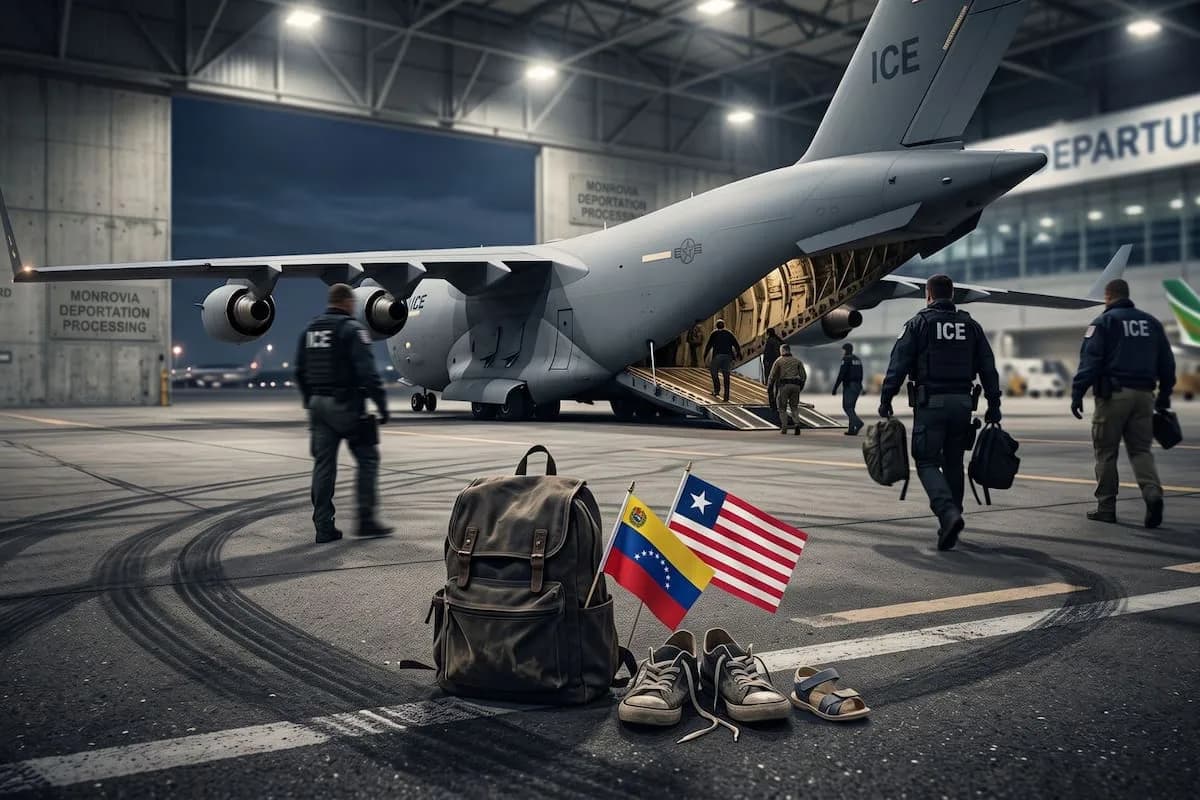 Es venezolano, lo detuvo el ICE y lo deportaron a África: “O te subes colaborando o te subimos a la fuerza”