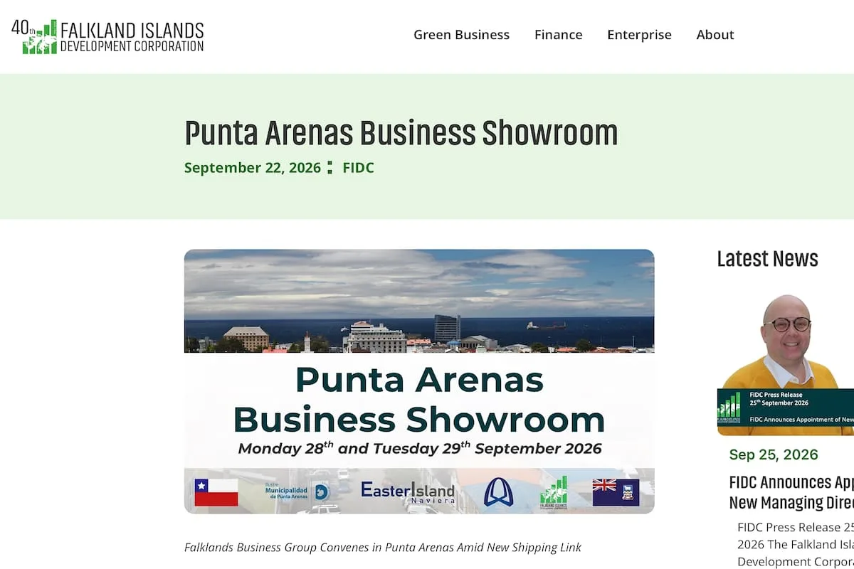 “Showroom” por Malvinas: un encuentro comercial en Punta Arenas entre isleños y chilenos desafía la postura argentina