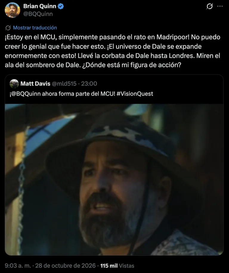 VisionQuest: el episodio 6 tuvo un cameo inesperado de Brian «Q» Quinn