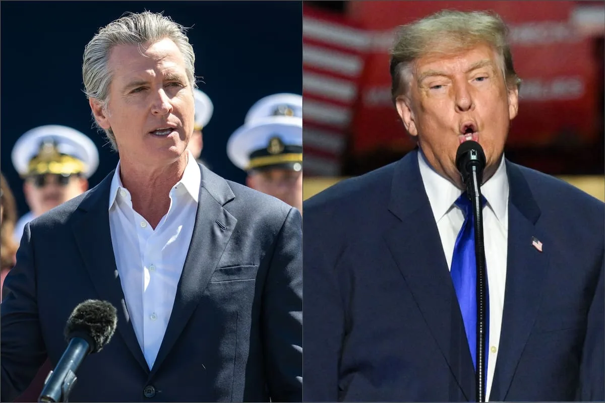 Newsom vs. Trump y qué dicen las encuestas en California en pleno año electoral de medio término