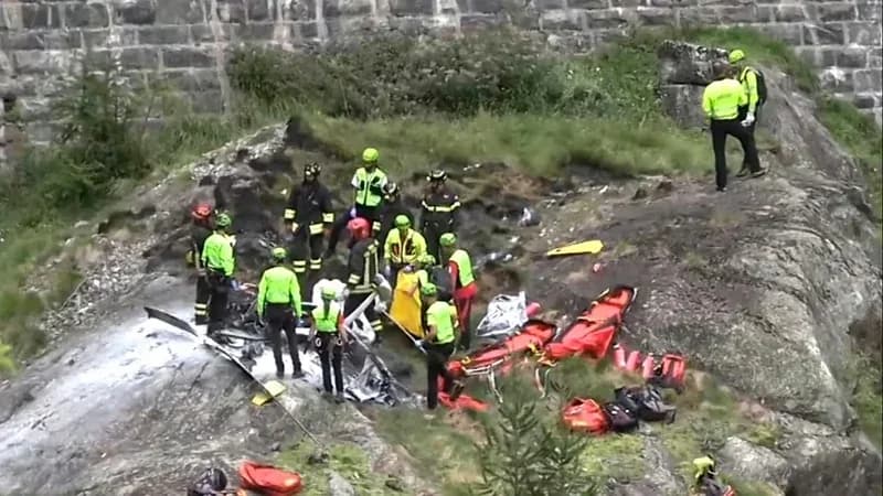 Tragedia en Italia: un girocóptero chocó contra cables y murieron sus dos ocupantes