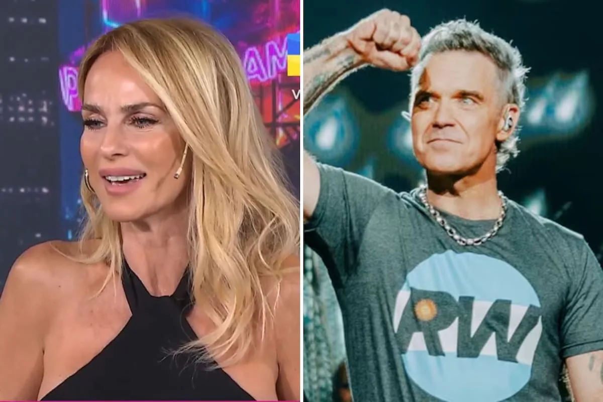 El insólito beso de Robbie Williams a Sabrina Rojas y la propuesta que le llegó después: “Si me estás viendo, estoy soltera”