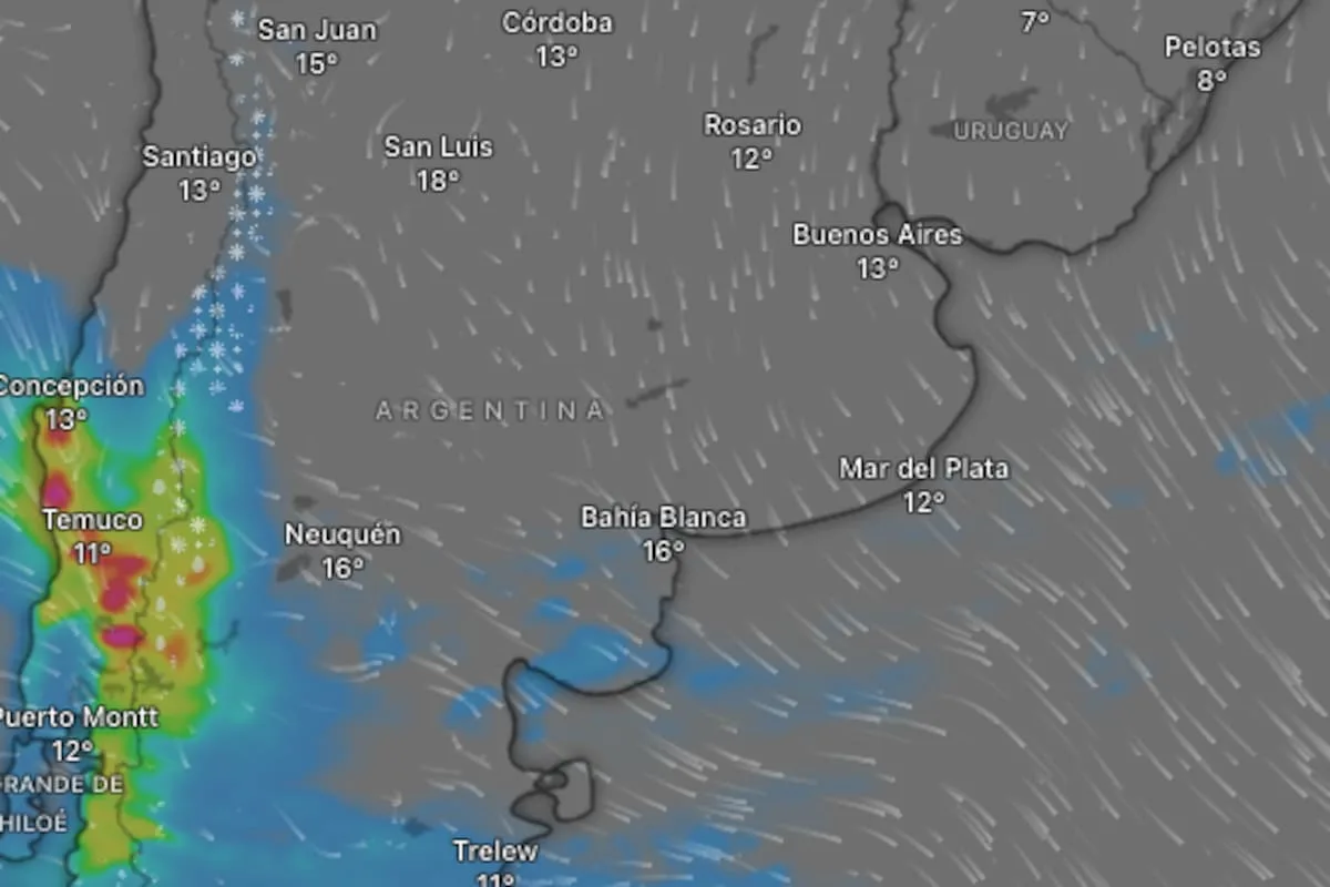Hay alerta roja, naranja y amarilla por lluvias y nevadas para este jueves 24 de septiembre: las provincias afectadas