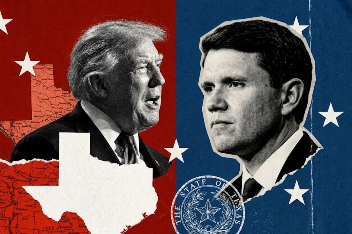 Trump redobla el ataque contra Talarico en Texas y pide el voto por Paxton
