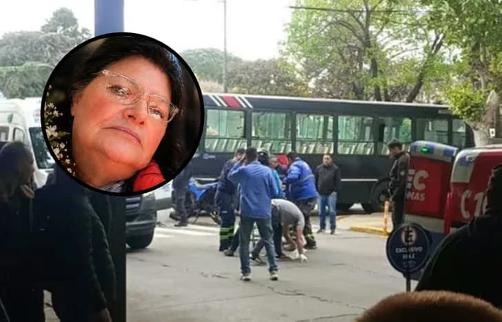 Murió Mirta Fernández, la abuela atropellada por un colectivo de la línea 544 en Lomas de Zamora