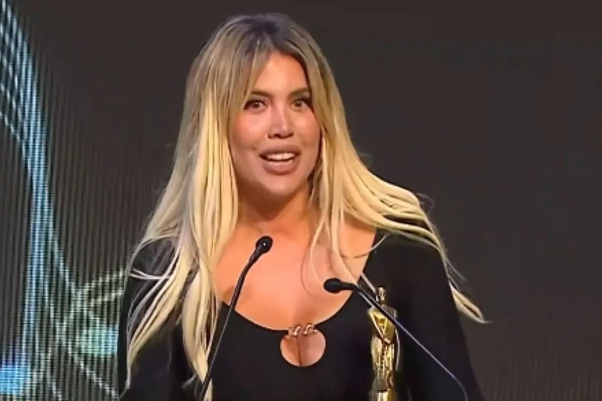 Wanda Nara ganó el Martín Fierro de la Música por "Bad Bitch" y dio un discurso emotivo