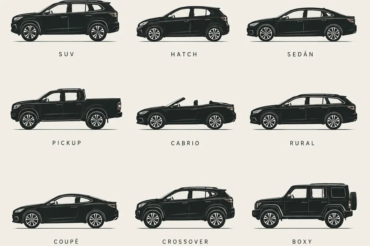 SUV, crossover, hatchback y sedán: qué significa cada silueta de auto y por qué se confunden