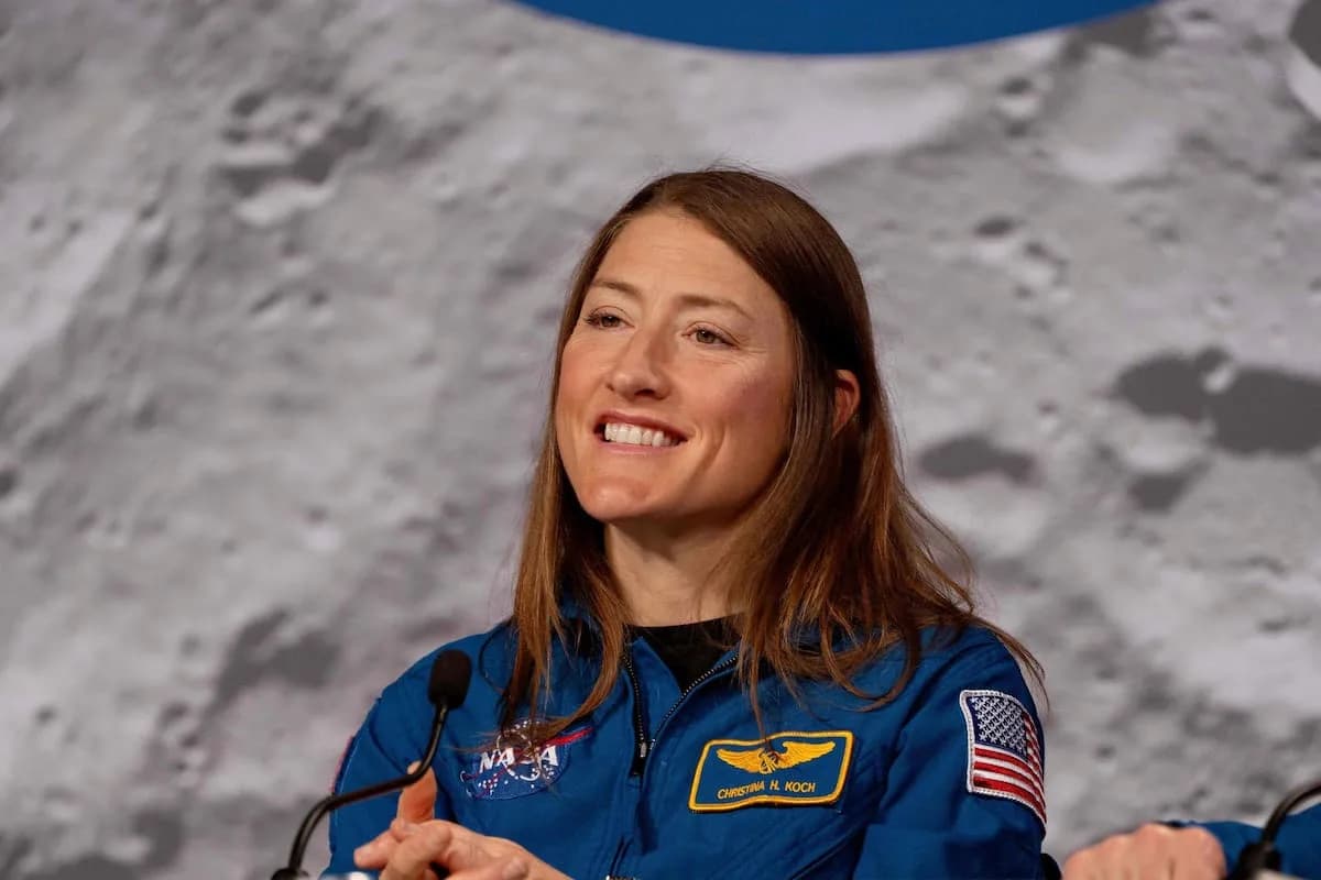 Christina Koch, tras Artemis II: "Cambiar la Luna igual que la Tierra es nuestra elección"