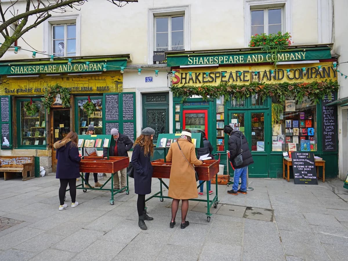 La librería en "Antes del amanecer"