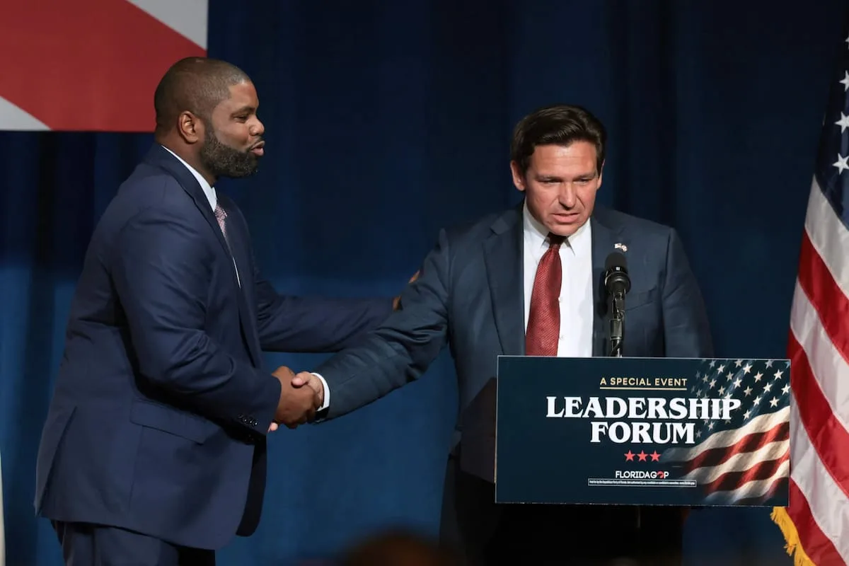 Byron Donalds apuesta al respaldo de DeSantis y Trump en la carrera por la gobernación de Florida