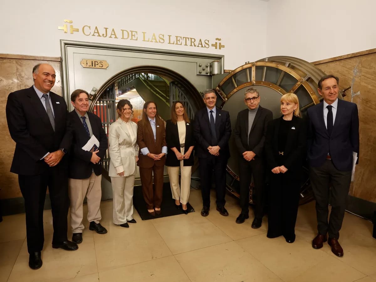 El legado de Borges y María Kodama ya descansa en la Caja de las Letras de Madrid