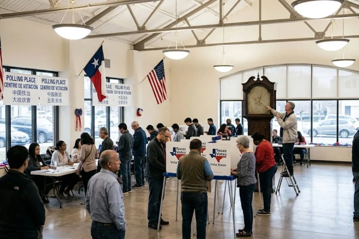Texas cambia la hora el 1 de noviembre y las elecciones se votan con otro horario