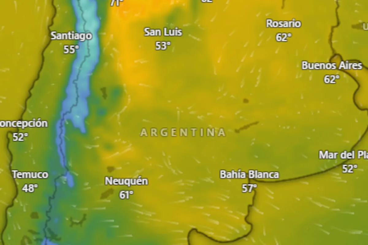 Hay alerta amarilla por tormentas y nevadas para este lunes 5 de octubre: las provincias afectadas