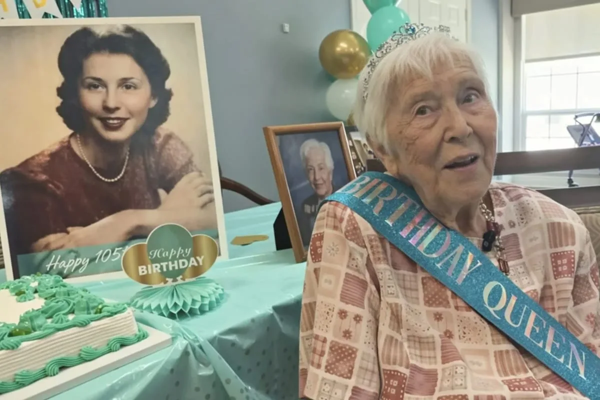 Blynda Vidock, de 105 años, sobre el secreto de su longevidad: “Antes teníamos tiempo para sentarnos a comer juntos”