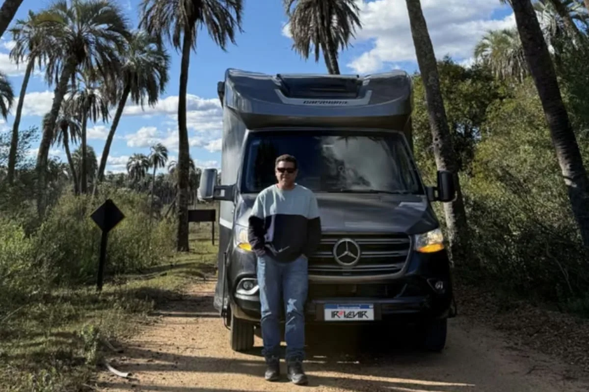 Jorge dejó la oficina, armó un motorhome y ya recorrió 27.000 kilómetros por el país