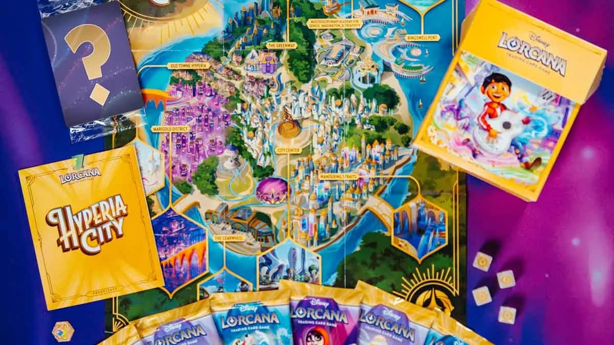 Disney Lorcana presenta Hyperia City, una expansión que abre una nueva etapa para el juego
