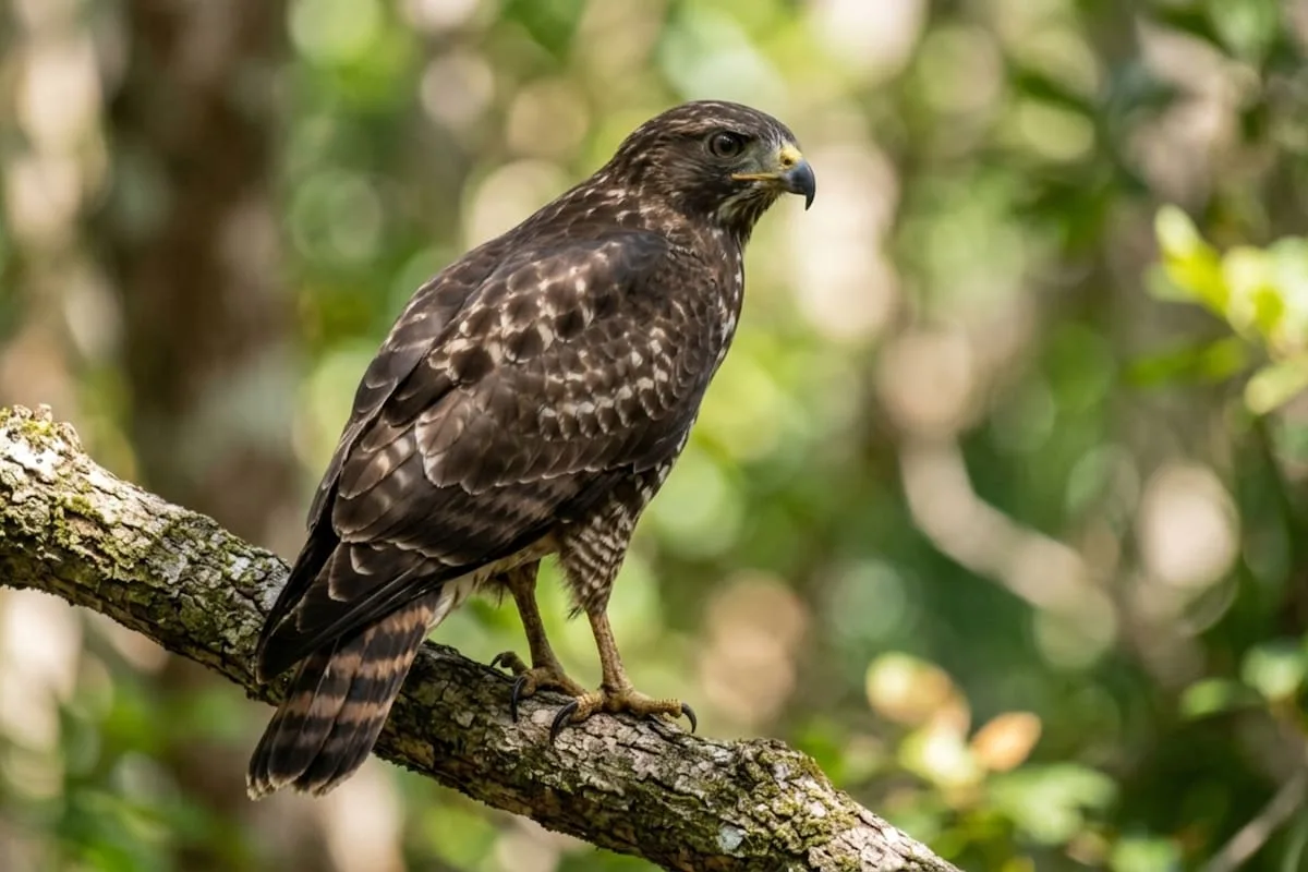 Un aguilucho de alas anchas volvió a volar en Florida tras nueve días de rehabilitación