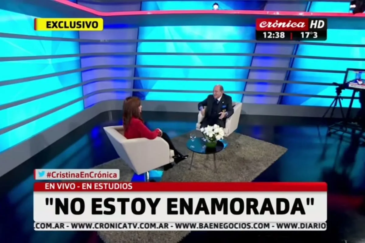 Murió Chiche Gelblung: la recordada entrevista a Cristina Kirchner en la que le preguntó si estaba enamorada